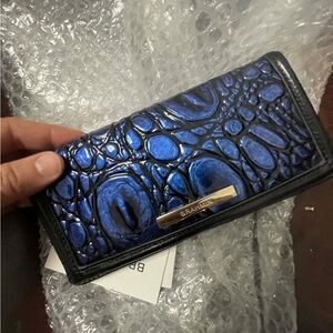 Brahmin Ady Kyanite Curie Leather Wallet